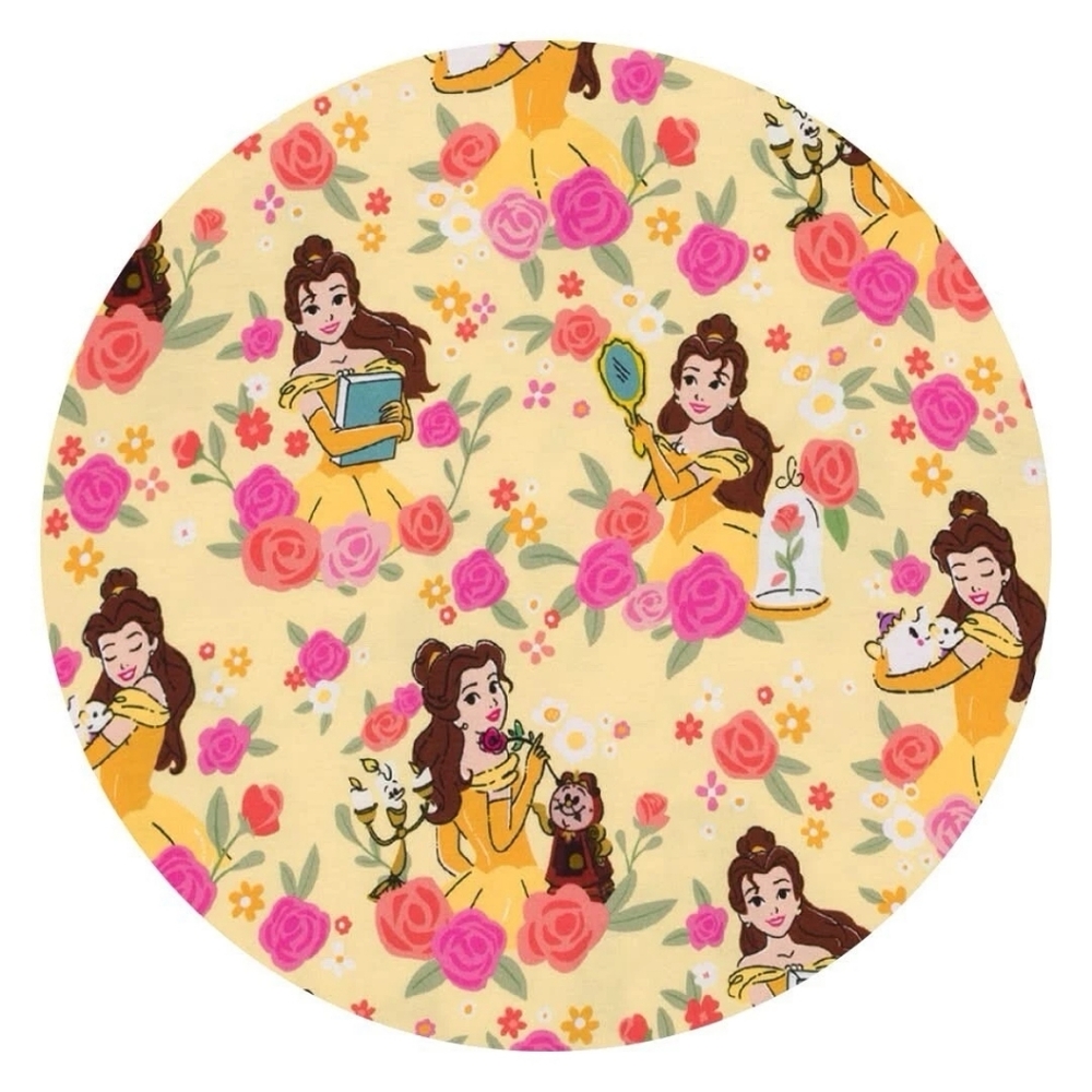 NIB Little Sleepies Disney Princess Belle Fitted Crib Sheet - Standard Crib - Picture 3 of 6